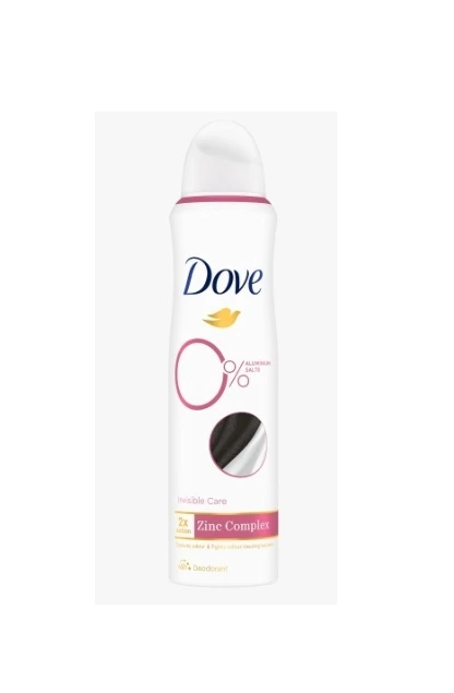 Antiperspirant Deo Zinc 150 ml Invisible Care Dove